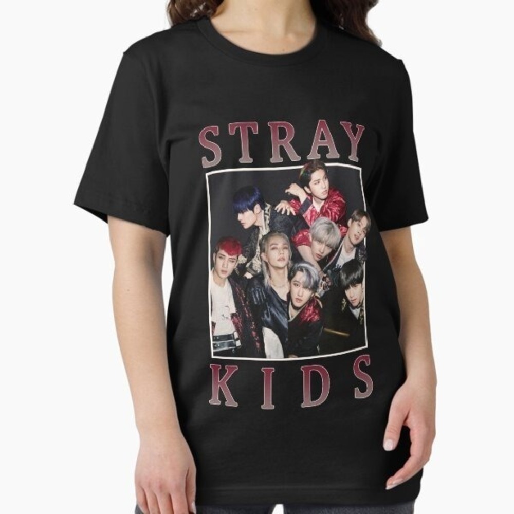 Stray Kids Korean Music Fan Kpop Graphic Unisex Gift Style T-Shirt